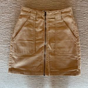 Hollister tan skirt